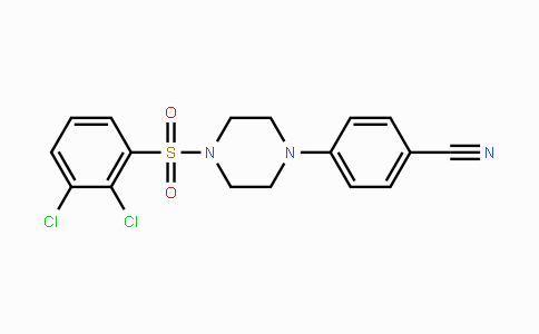 CAS No. 478046-89-8, 4-{4-[(2,3-Dichlorophenyl)sulfonyl]piperazino}benzenecarbonitrile