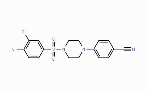 CAS No. 478046-90-1, 4-{4-[(3,4-Dichlorophenyl)sulfonyl]piperazino}benzenecarbonitrile