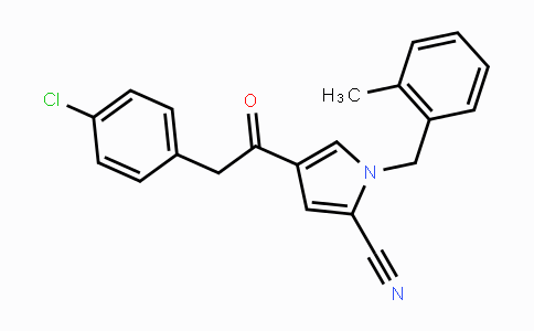 CAS No. 439108-40-4, 4-[2-(4-Chlorophenyl)acetyl]-1-(2-methylbenzyl)-1H-pyrrole-2-carbonitrile