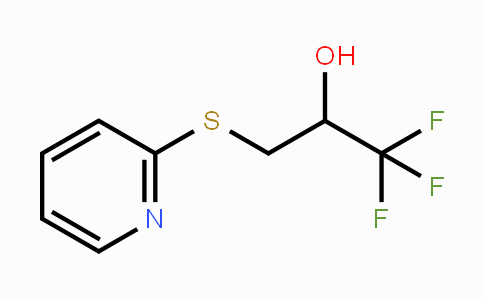 CAS No. 478047-11-9, 1,1,1-Trifluoro-3-(2-pyridinylsulfanyl)-2-propanol