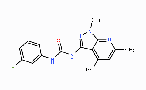 CAS No. 478047-12-0, N-(3-Fluorophenyl)-N'-(1,4,6-trimethyl-1H-pyrazolo[3,4-b]pyridin-3-yl)urea