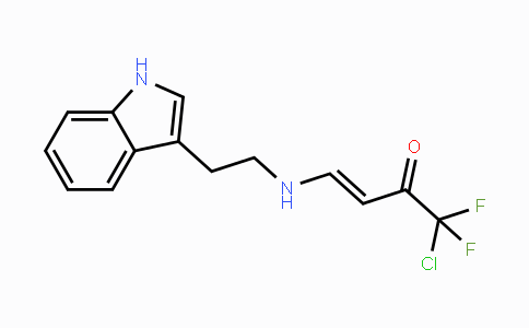CAS No. 478047-13-1, (E)-1-Chloro-1,1-difluoro-4-{[2-(1H-indol-3-yl)ethyl]amino}-3-buten-2-one