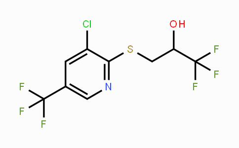 CAS No. 478047-16-4, 3-{[3-Chloro-5-(trifluoromethyl)-2-pyridinyl]sulfanyl}-1,1,1-trifluoro-2-propanol