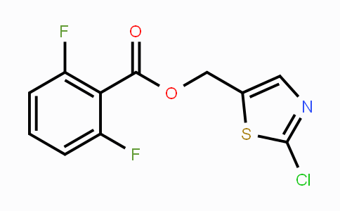 CAS No. 478047-22-2, (2-Chloro-1,3-thiazol-5-yl)methyl 2,6-difluorobenzenecarboxylate