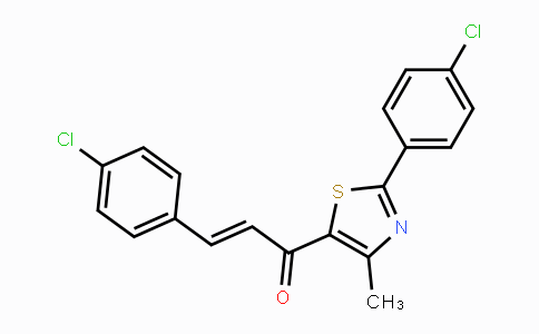 CAS No. 95793-51-4, (E)-3-(4-Chlorophenyl)-1-[2-(4-chlorophenyl)-4-methyl-1,3-thiazol-5-yl]-2-propen-1-one