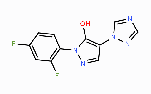CAS No. 1007014-95-0, 1-(2,4-Difluorophenyl)-4-(1H-1,2,4-triazol-1-yl)-1H-pyrazol-5-ol