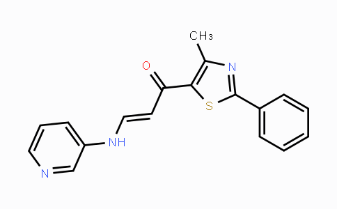 CAS No. 478047-36-8, (E)-1-(4-Methyl-2-phenyl-1,3-thiazol-5-yl)-3-(3-pyridinylamino)-2-propen-1-one