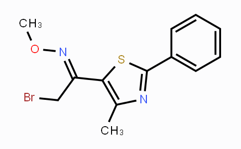 CAS No. 866017-73-4, 2-Bromo-1-(4-methyl-2-phenyl-1,3-thiazol-5-yl)-1-ethanone O-methyloxime