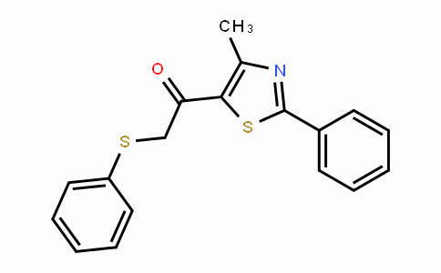 CAS No. 478047-46-0, 1-(4-Methyl-2-phenyl-1,3-thiazol-5-yl)-2-(phenylsulfanyl)-1-ethanone
