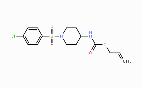 478047-75-5 | Allyl N-{1-[(4-chlorophenyl)sulfonyl]-4-piperidinyl}carbamate