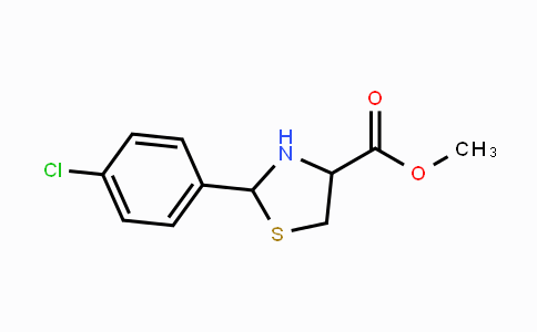 CAS No. 86264-82-6, Methyl 2-(4-chlorophenyl)-1,3-thiazolane-4-carboxylate