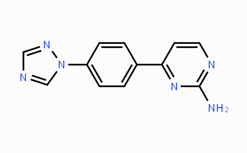 CAS No. 685106-75-6, 4-[4-(1H-1,2,4-Triazol-1-yl)phenyl]-2-pyrimidinamine