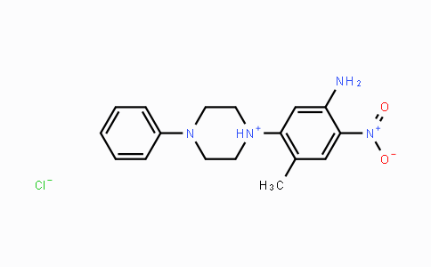 CAS No. 1029987-67-4, 1-(5-Amino-2-methyl-4-nitrophenyl)-4-phenylhexahydropyrazin-1-ium chloride