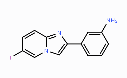 CAS No. 866018-05-5, 3-(6-Iodoimidazo[1,2-a]pyridin-2-yl)aniline