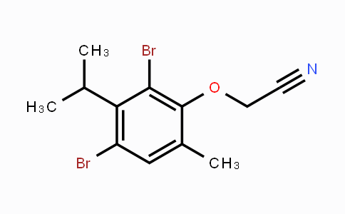 CAS No. 439108-89-1, 2-(2,4-Dibromo-3-isopropyl-6-methylphenoxy)acetonitrile