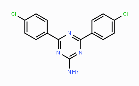 CAS No. 30369-21-2, 4,6-Bis(4-chlorophenyl)-1,3,5-triazin-2-amine