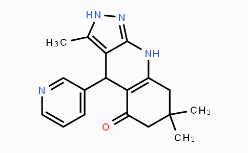 MC118484 | 370588-29-7 | 3,7,7-Trimethyl-4-(3-pyridinyl)-2,4,6,7,8,9-hexahydro-5H-pyrazolo[3,4-b]quinolin-5-one