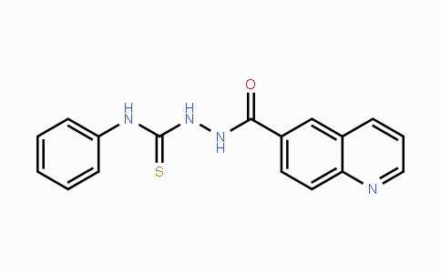 CAS No. 184706-11-4, N-Phenyl-2-(6-quinolinylcarbonyl)-1-hydrazinecarbothioamide
