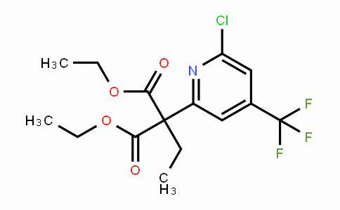 882747-55-9 | Diethyl 2-[6-chloro-4-(trifluoromethyl)-2-pyridinyl]-2-ethylmalonate