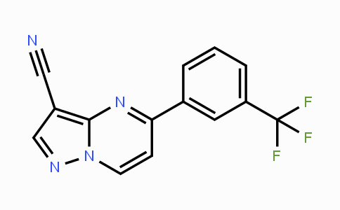 CAS No. 866019-49-0, 5-[3-(Trifluoromethyl)phenyl]pyrazolo[1,5-a]pyrimidine-3-carbonitrile