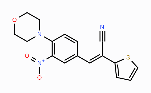 CAS No. 866019-61-6, (E)-3-(4-Morpholino-3-nitrophenyl)-2-(2-thienyl)-2-propenenitrile