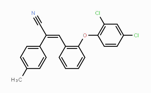 CAS No. 866019-74-1, (E)-3-[2-(2,4-Dichlorophenoxy)phenyl]-2-(4-methylphenyl)-2-propenenitrile