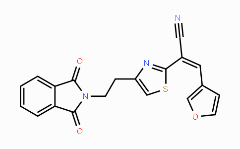 CAS No. 866019-84-3, (Z)-2-{4-[2-(1,3-Dioxo-1,3-dihydro-2H-isoindol-2-yl)ethyl]-1,3-thiazol-2-yl}-3-(3-furyl)-2-propenenitrile