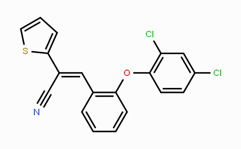 CAS No. 866019-88-7, (E)-3-[2-(2,4-Dichlorophenoxy)phenyl]-2-(2-thienyl)-2-propenenitrile