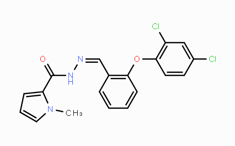 CAS No. 866019-92-3, N'-{(Z)-[2-(2,4-Dichlorophenoxy)phenyl]methylidene}-1-methyl-1H-pyrrole-2-carbohydrazide