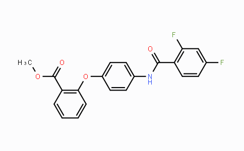 866020-24-8 | Methyl 2-{4-[(2,4-difluorobenzoyl)amino]phenoxy}benzenecarboxylate
