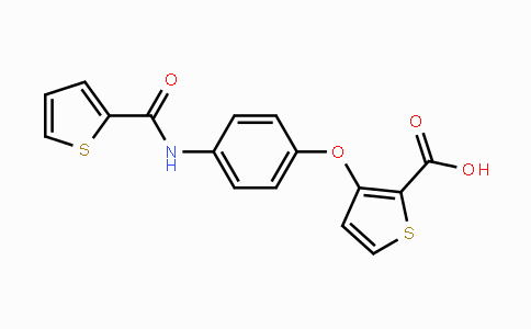 CAS No. 900015-28-3, 3-{4-[(2-Thienylcarbonyl)amino]phenoxy}-2-thiophenecarboxylic acid