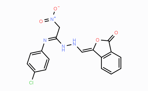 CAS No. 1164476-34-9, N''-(4-Chlorophenyl)-2-nitro-N'-{[3-oxo-2-benzofuran-1(3H)-yliden]methyl}ethanimidohydrazide