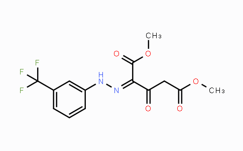 CAS No. 121582-47-6, Dimethyl 3-oxo-2-{2-[3-(trifluoromethyl)phenyl]hydrazono}pentanedioate