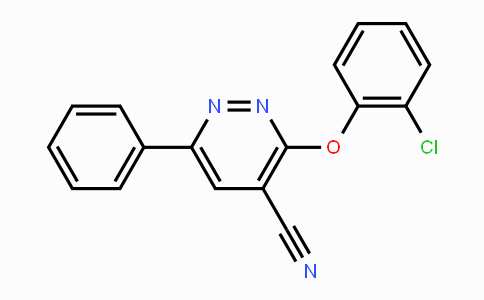 CAS No. 338751-75-0, 3-(2-Chlorophenoxy)-6-phenyl-4-pyridazinecarbonitrile