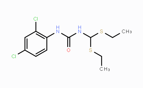 CAS No. 338752-77-5, N-[Bis(ethylsulfanyl)methyl]-N'-(2,4-dichlorophenyl)urea