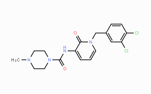 CAS No. 338755-44-5, N-[1-(3,4-Dichlorobenzyl)-2-oxo-1,2-dihydro-3-pyridinyl]-4-methyltetrahydro-1(2H)-pyrazinecarboxamide