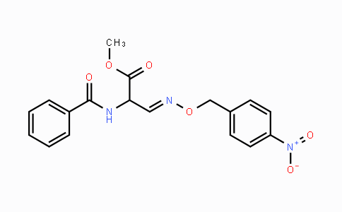 CAS No. 318284-55-8, Methyl 2-(benzoylamino)-3-{[(4-nitrobenzyl)oxy]imino}propanoate