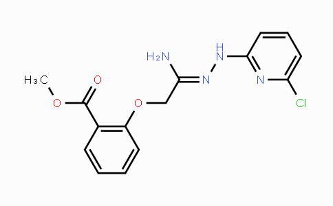 CAS No. 338756-17-5, Methyl 2-{2-amino-2-[2-(6-chloro-2-pyridinyl)hydrazono]ethoxy}benzenecarboxylate