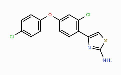 CAS No. 338756-39-1, 4-[2-Chloro-4-(4-chlorophenoxy)phenyl]-1,3-thiazol-2-amine