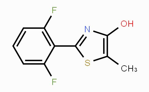 CAS No. 271772-57-7, 2-(2,6-Difluorophenyl)-5-methyl-1,3-thiazol-4-ol