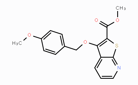 CAS No. 338756-97-1, Methyl 3-[(4-methoxybenzyl)oxy]thieno[2,3-b]pyridine-2-carboxylate