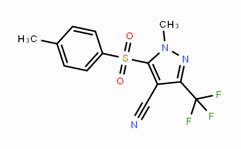 CAS No. 318284-64-9, 1-Methyl-5-[(4-methylphenyl)sulfonyl]-3-(trifluoromethyl)-1H-pyrazole-4-carbonitrile