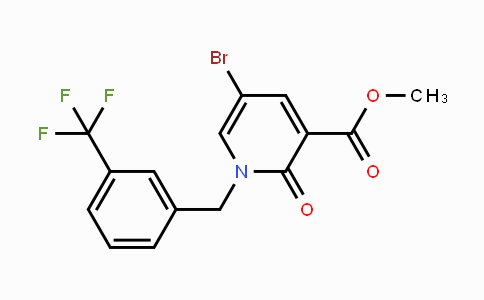 CAS No. 400083-32-1, Methyl 5-bromo-2-oxo-1-[3-(trifluoromethyl)benzyl]-1,2-dihydro-3-pyridinecarboxylate