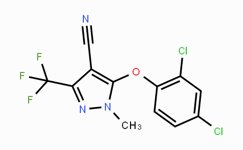 CAS No. 318469-11-3, 5-(2,4-Dichlorophenoxy)-1-methyl-3-(trifluoromethyl)-1H-pyrazole-4-carbonitrile