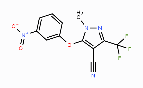 CAS No. 318469-12-4, 1-Methyl-5-(3-nitrophenoxy)-3-(trifluoromethyl)-1H-pyrazole-4-carbonitrile