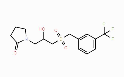 CAS No. 285986-94-9, 1-(2-Hydroxy-3-{[3-(trifluoromethyl)benzyl]sulfonyl}propyl)-2-pyrrolidinone