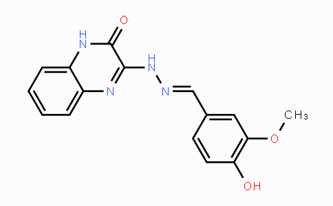 CAS No. 338757-81-6, 4-Hydroxy-3-methoxybenzenecarbaldehyde N-(3-oxo-3,4-dihydro-2-quinoxalinyl)hydrazone
