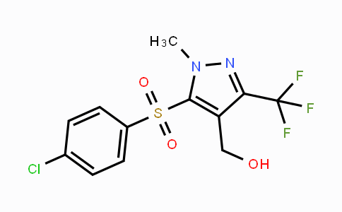 CAS No. 318469-34-0, [5-[(4-Chlorophenyl)sulfonyl]-1-methyl-3-(trifluoromethyl)-1H-pyrazol-4-yl]methanol