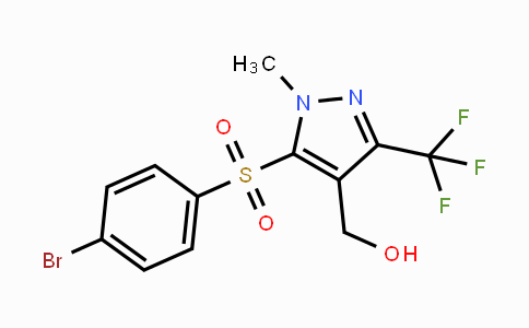 CAS No. 318469-36-2, [5-[(4-Bromophenyl)sulfonyl]-1-methyl-3-(trifluoromethyl)-1H-pyrazol-4-yl]methanol