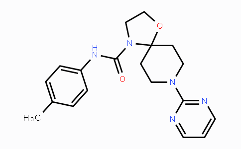 MC118631 | 338761-44-7 | N-(4-Methylphenyl)-8-(2-pyrimidinyl)-1-oxa-4,8-diazaspiro[4.5]decane-4-carboxamide